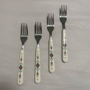 Vintage Studio Nova ADIRONDACK 7” Forks. Set of 4.